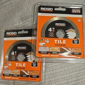 Tile Diamond Blade - Orange and Black